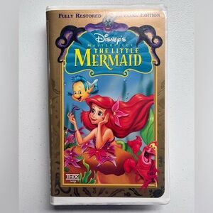 Vintage Disney The Little Mermaid VHS Tape - Fully Restored Special Edition